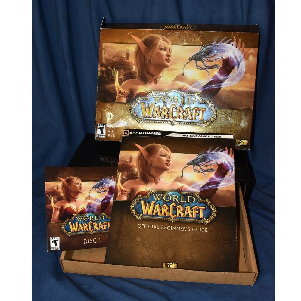 World of Warcaft PC Mac "Your Epic Quest Begins Here" Box Set (See Photos)